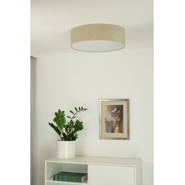 Plafonieră LED Duolla CORTINA LED/26W/230V d. 30 cm bej