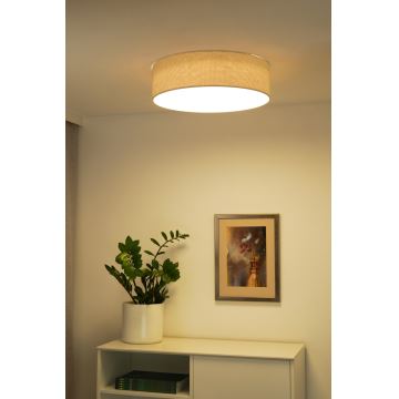 Plafonieră LED Duolla CORTINA LED/26W/230V d. 30 cm crem