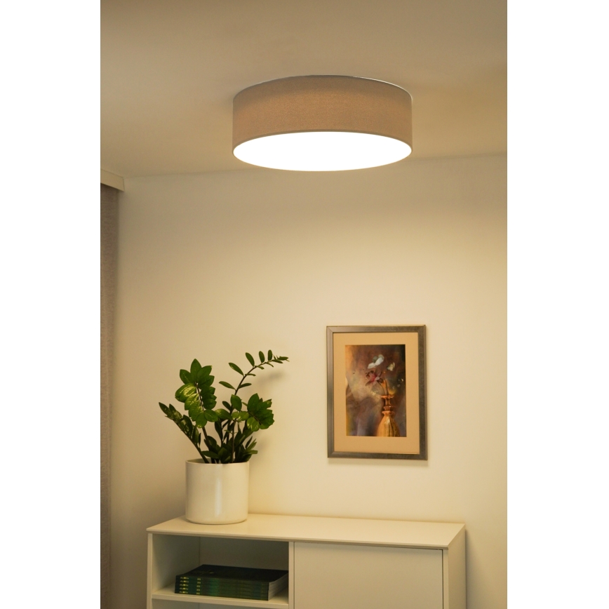 Plafonieră LED Duolla CORTINA LED/26W/230V d. 30 cm gri