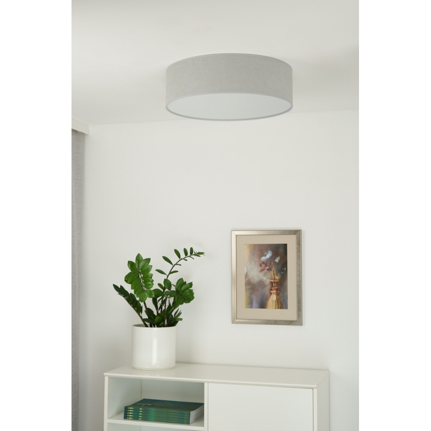 Plafonieră LED Duolla CORTINA LED/26W/230V d. 30 cm gri