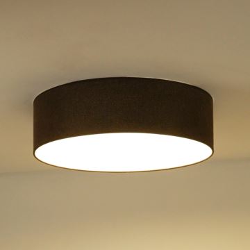 Plafonieră LED Duolla CORTINA LED/26W/230V d. 30 cm maro