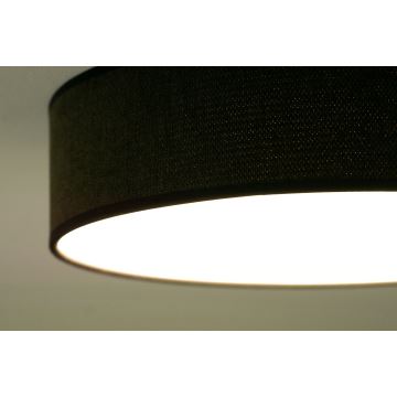 Plafonieră LED Duolla CORTINA LED/26W/230V d. 30 cm maro