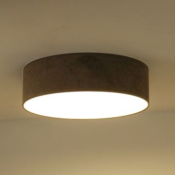 Plafonieră LED Duolla CORTINA LED/26W/230V d. 30 cm maro