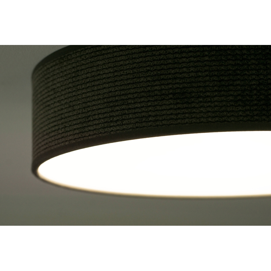 Plafonieră LED Duolla CORTINA LED/26W/230V d. 30 cm maro