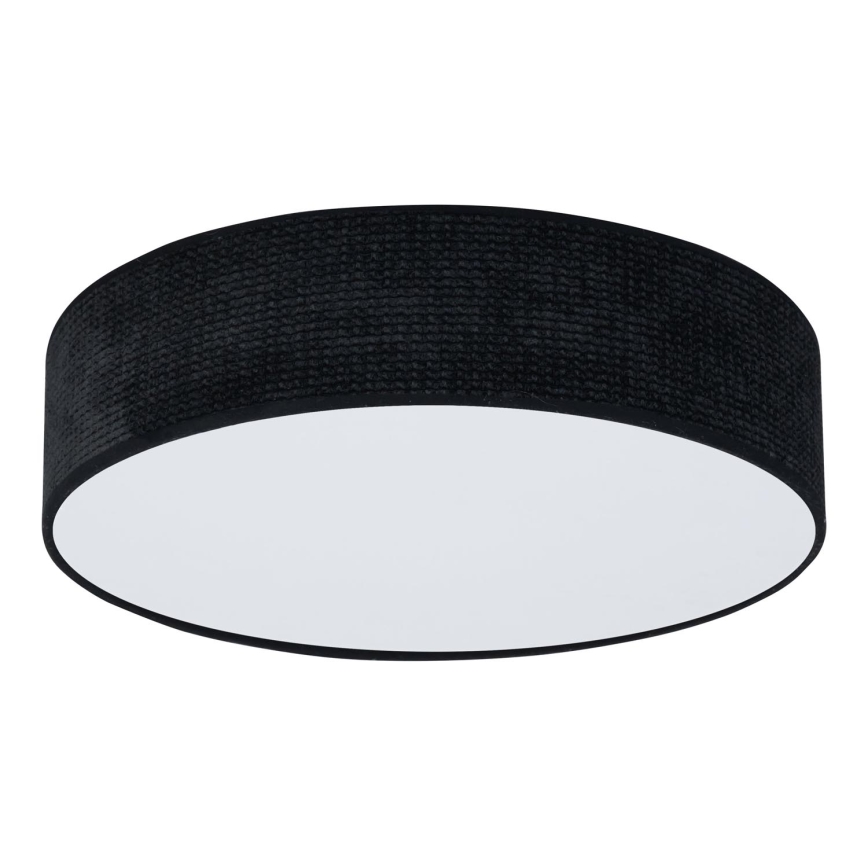 Plafonieră LED Duolla CORTINA LED/26W/230V d. 30 cm negru