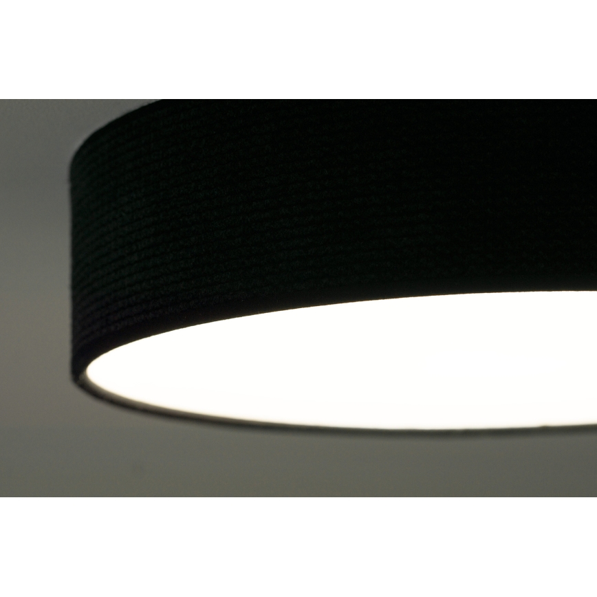 Plafonieră LED Duolla CORTINA LED/26W/230V d. 30 cm negru