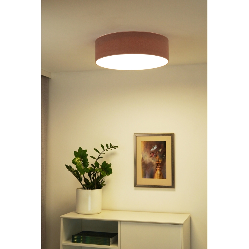 Plafonieră LED Duolla CORTINA LED/26W/230V d. 30 cm roz