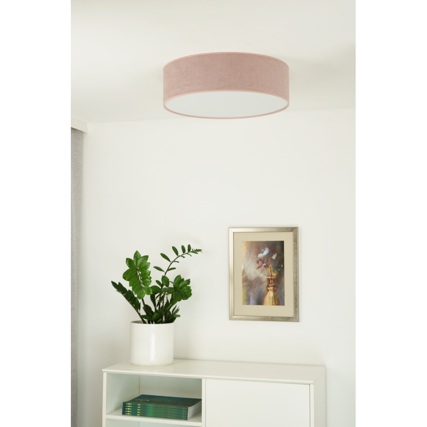 Plafonieră LED Duolla CORTINA LED/26W/230V d. 30 cm roz