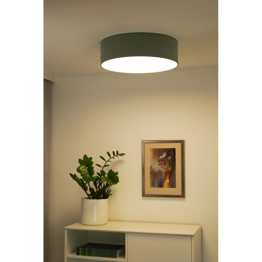 Plafonieră LED Duolla CORTINA LED/26W/230V d. 30 cm turcoaz