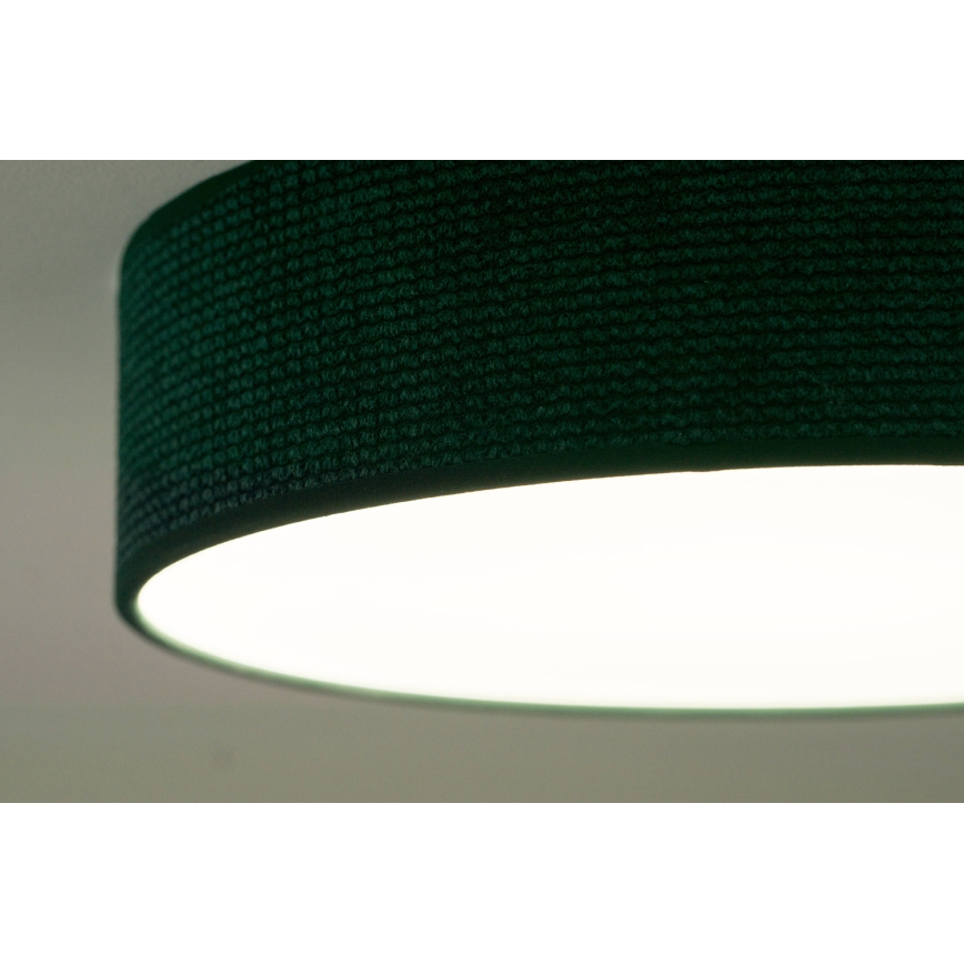 Plafonieră LED Duolla CORTINA LED/26W/230V d. 30 cm verde