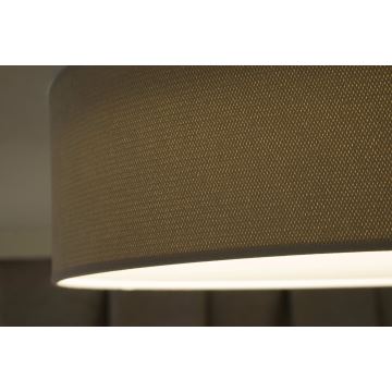 Plafonieră LED Duolla CORTINA LED/26W/230V d. 45 cm gri