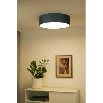 Plafonieră LED Duolla CORTINA LED/26W/230V d. 45 cm turcoaz