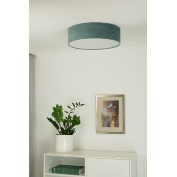 Plafonieră LED Duolla CORTINA LED/26W/230V d. 45 cm turcoaz