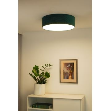 Plafonieră LED Duolla CORTINA LED/26W/230V d. 45 cm verde