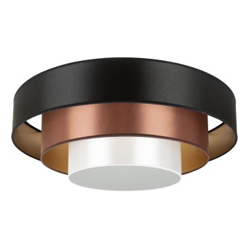 Plafonieră LED Duolla LUNETA LED/26W/230V d. 60 cm 4000K negru/cupru/alb