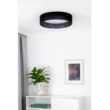 Plafonieră LED Duolla ROLLER LED/24W/230V negru