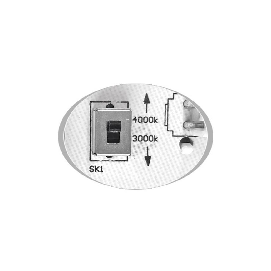 Plafonieră LED de exterior MARTIN LED/25W/230V 3000/4000K d. 35 cm IP65 alb