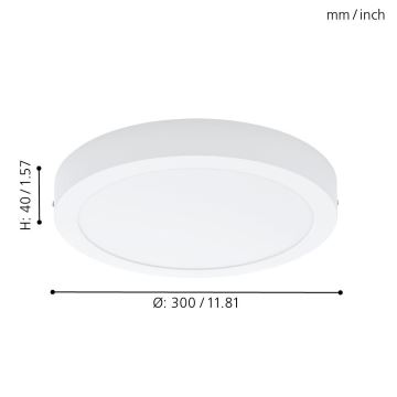 Plafonieră LED Eglo 78203 FUEVA LED/22W/230V