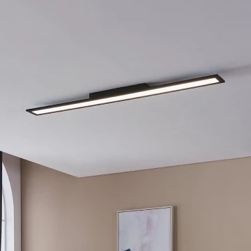 Plafonieră LED Eglo LED/38W/230V 120x10 cm negru