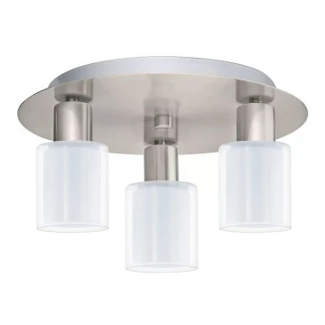 Plafonieră LED Eglo MY CHOICE 3xE14/4W/230V crom/alb