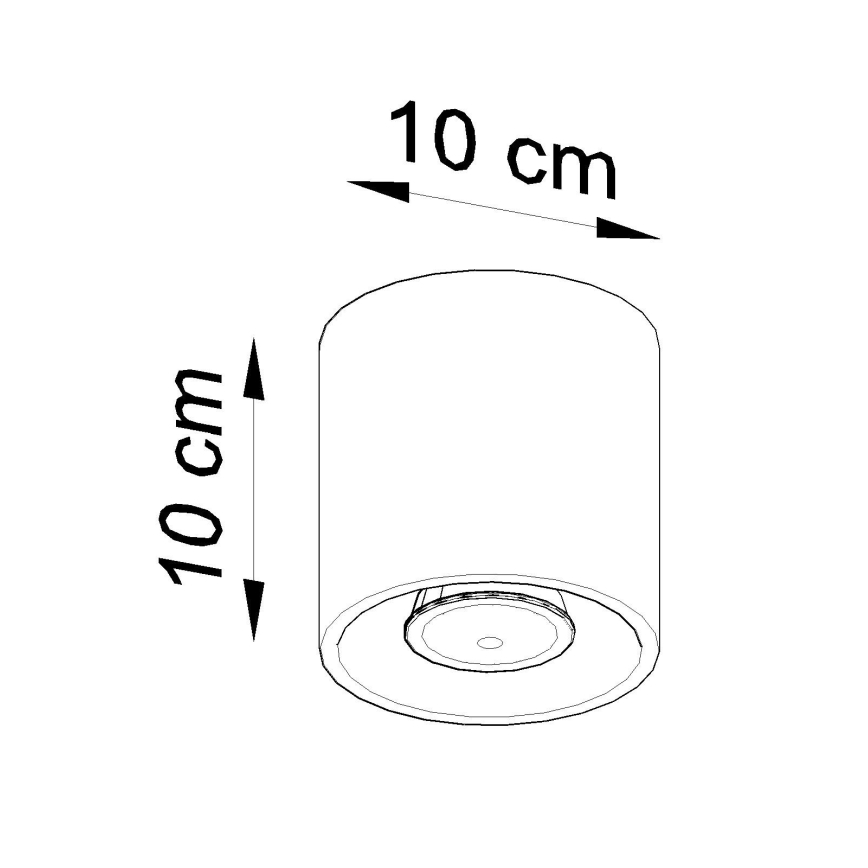 Plafonieră LED FRIDA 1xGU10/7W/230V alb Brilagi