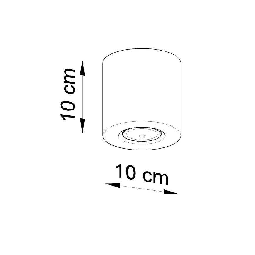 Plafonieră LED FRIDA 1xGU10/7W/230V Brilagi