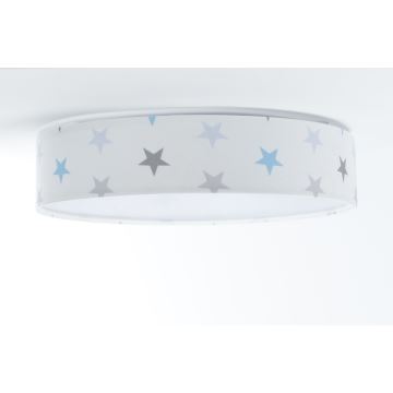 Plafonieră LED GALAXY KIDS LED/24W/230V stele alb/gri/albastru