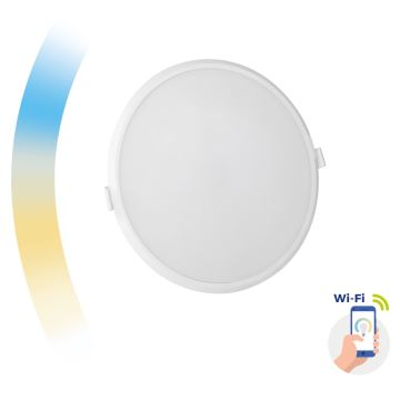 Plafonieră LED încastrată dimabilă ALGINE LED/22W/230V Wi-Fi Tuya rotundă