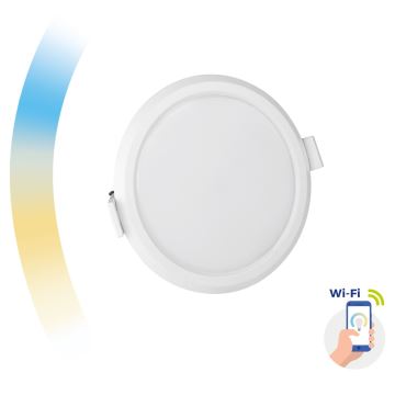 Plafonieră LED încastrată dimabilă ALGINE LED/6W/230V Wi-Fi Tuya rotundă