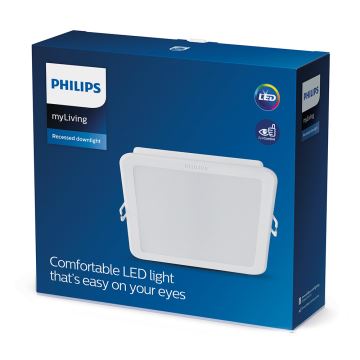 Plafonieră LED încastrată 1xLED/17W/230V 3000K Philips