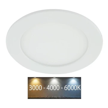 Plafonieră LED încastrată pentru baie LED/12W/230V 3000/4000/6000K IP44