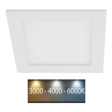 Plafonieră LED încastrată pentru baie LED/12W/230V 3000/4000/6000K IP44