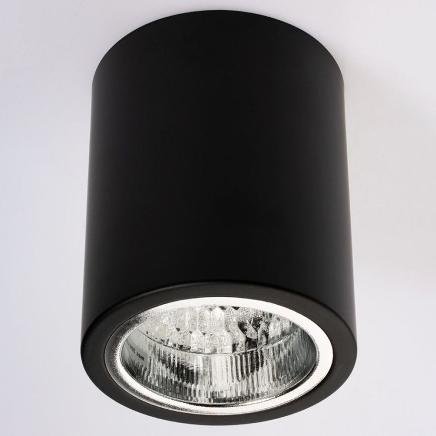 Plafonieră LED JUPITER 1xE27/6W/230V 120x98 mm negru