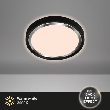 Plafonieră LED KAHIKO LED/15W/230V negru Briloner