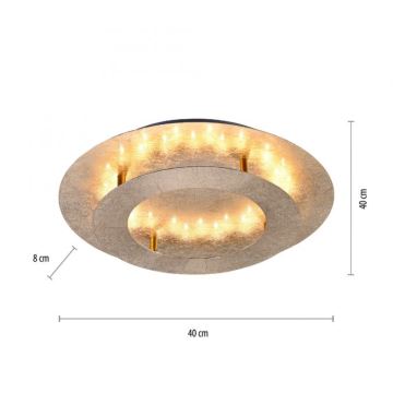 Plafonieră LED NEVIS LED/18W/230V aurie Paul Neuhaus 9620-12