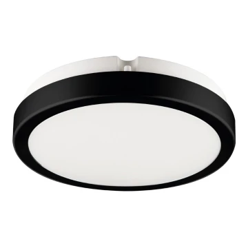 Plafonieră LED pentru baie Brilagi PERA LED/12W/230V d. 18 cm IP65 negru