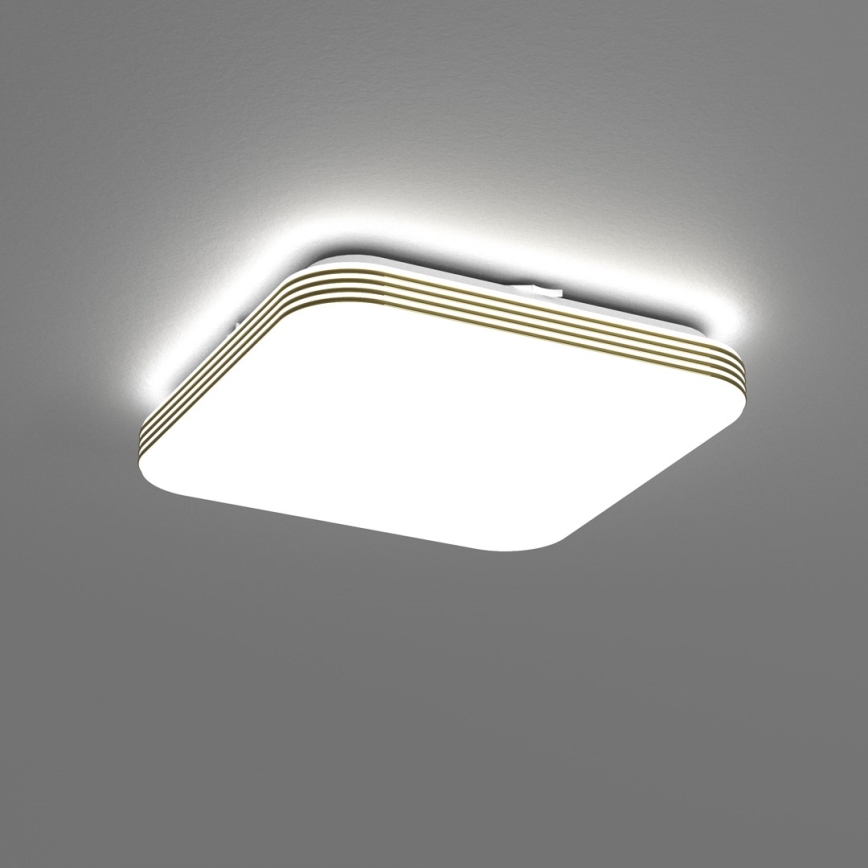 Plafonieră LED pentru baie DABAR LED/11W/230V 4000K 26x26 cm IP44