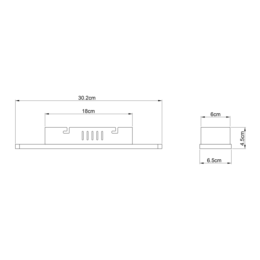 Plafonieră LED pentru baie Globo 41509-6 BURGOS LED/6W/230V IP44