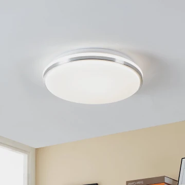 Plafonieră LED pentru baie LED/15,6W/230V IP44 crom Eglo