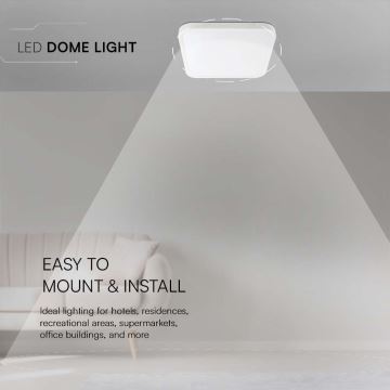 Plafonieră LED pentru baie LED/24W/230V 4000K IP44 alb