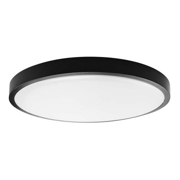 Plafonieră LED pentru baie LED/24W/230V IP44 6500K d. 29 cm negru