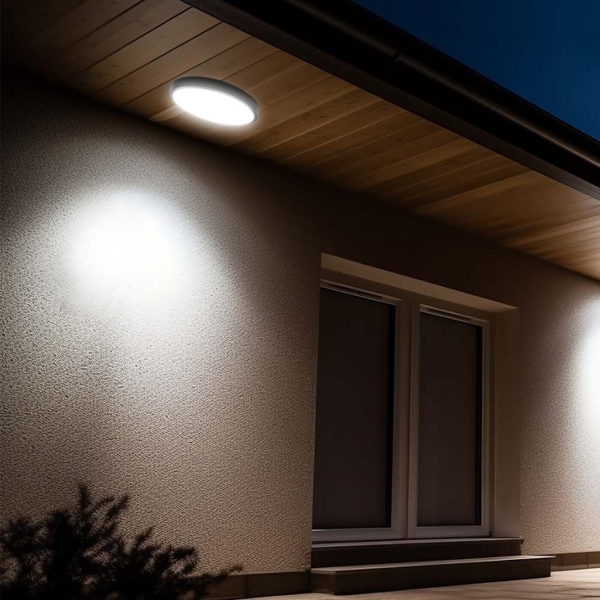 Plafonieră LED pentru baie LED/36W/230V 3000K IP44 negru