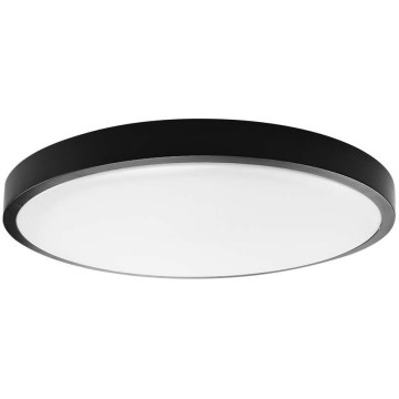 Plafonieră LED pentru baie LED/36W/230V IP44 4000K d. 35 cm negru