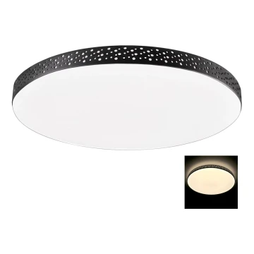 Plafonieră LED pentru baie MOON LED/18W/230V neagră IP44