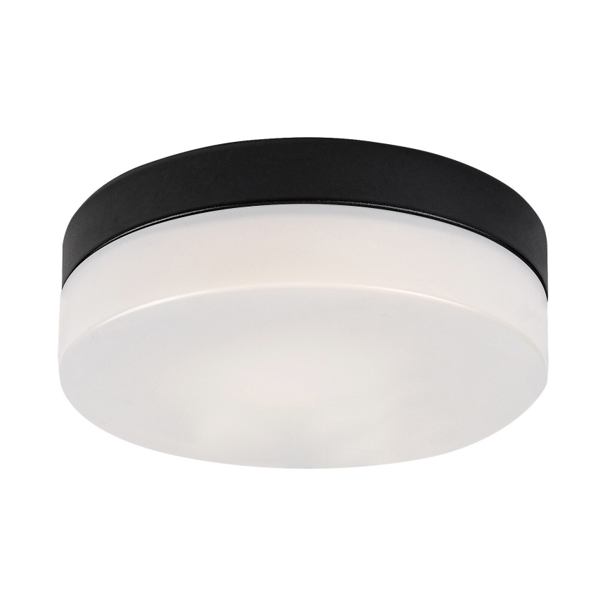 Plafonieră LED pentru baie Rabalux LED/18W/230V IP44 4000K d. 28 cm negru