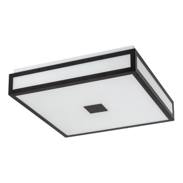 Plafonieră LED pentru baie Rabalux LED/24W/230V IP44 4000K 40x40 cm negru