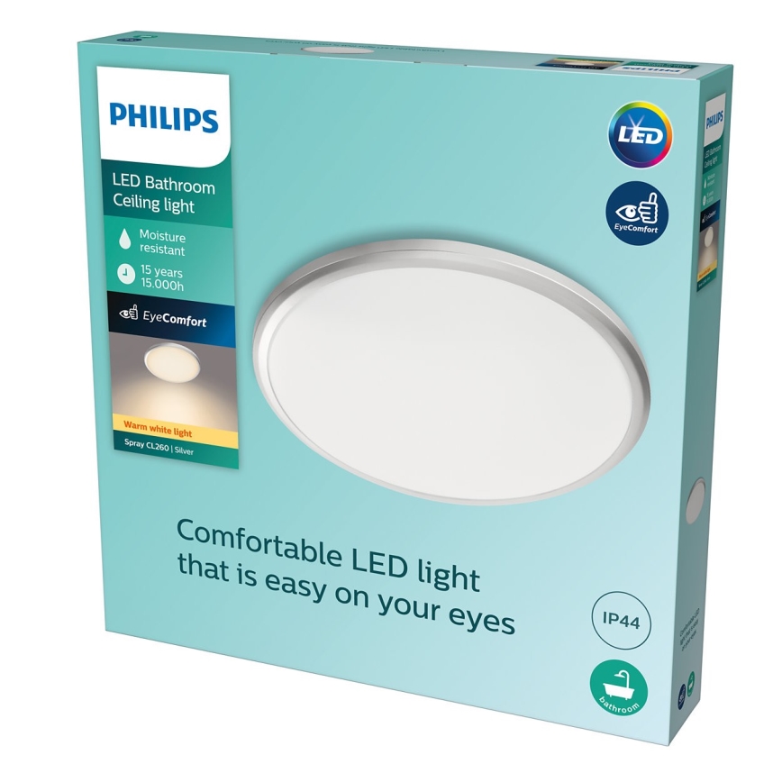 Plafonieră LED pentru baie LED/17W/230V IP44 Philips