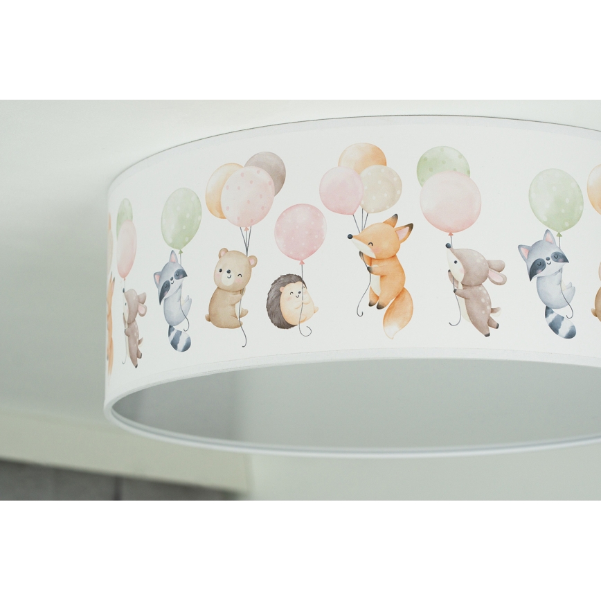 Plafonieră LED pentru copii Duolla CORTINA LED/26W/230V d. 40 cm
