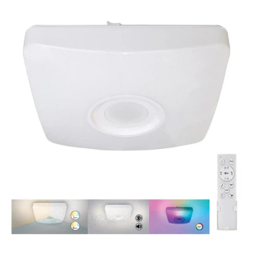 Plafonieră LED RGB dimabilă cu difuzor Rabalux LED/18W/230V + telecomandă