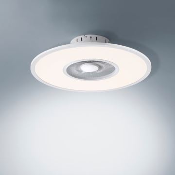 Plafonieră LED RGB dimabilă cu ventilator FLAT-AIR LED/32W/230V Leuchten Direkt 14642-16 + telecomandă